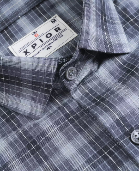 Memorable Men's Full Sleeves Checks Formal Shirt Premium Collection Cotton Fabric Multicolor